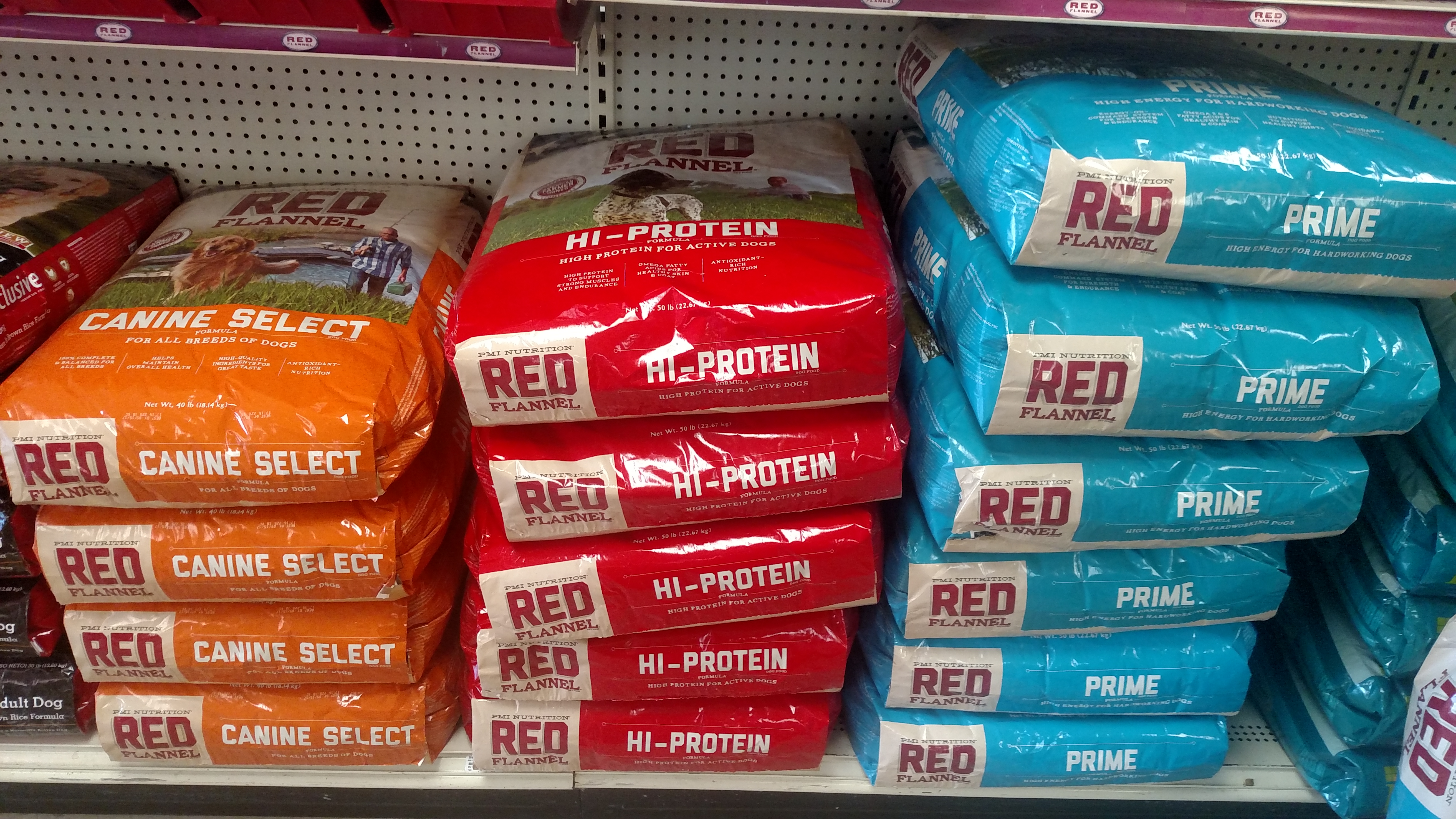 Red Flannel Dog Food - Domine Sales and Service